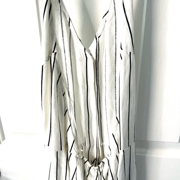 Stradivarius Women Wide Leg Halter Neck Jumpsuit Striped Size- Small - Picture 7 of 8